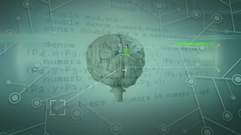 Futuristic Brain Analytics and Data Processing Interface