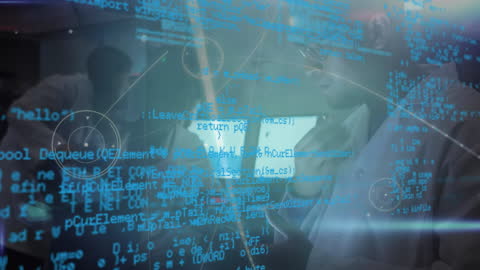 Digital Technology Concepts with Data Processing Overlay