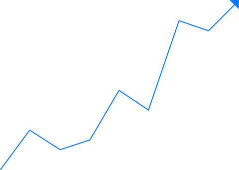 Blue Statistic Arrow on Transparent Background Representing Growth - Download Free Stock Videos Pikwizard.com