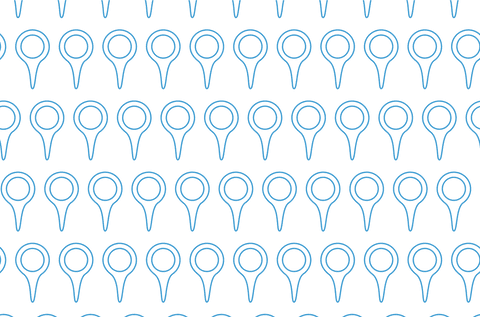 Seamless Pattern of Blue Map Pins on Transparent Background - Download Free Stock Videos Pikwizard.com