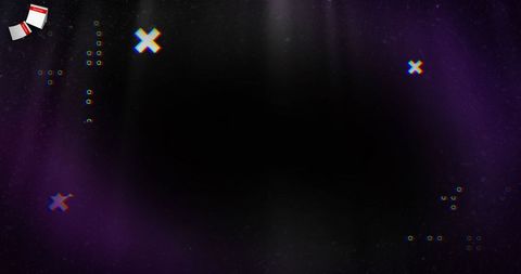 colorful shapes on pixelated digital black background - abstract digital interface - Download Free Stock Images Pikwizard.com