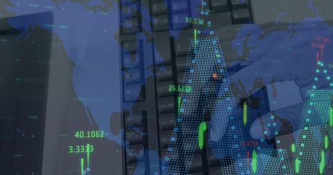 Global Data Analysis with Digital Technology Interface - Download Free Stock Images Pikwizard.com