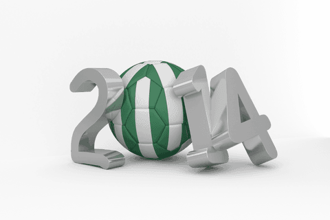 transparent nigeria flag ball 2014 number art - Download Free Stock Videos Pikwizard.com