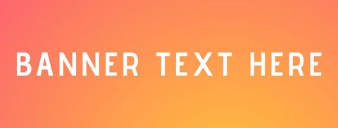 Vibrant Gradient Banner with Bold Central Text - Download Free Stock Templates Pikwizard.com