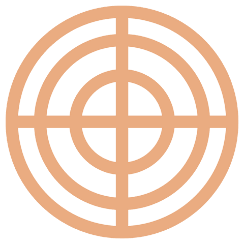 Minimalist Target Icon with Orange Rings on Transparent Background - Download Free Stock Videos Pikwizard.com