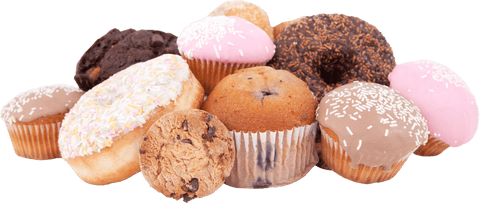 Assorted Baked Goods Border on Transparent Background - Download Free Stock Videos Pikwizard.com