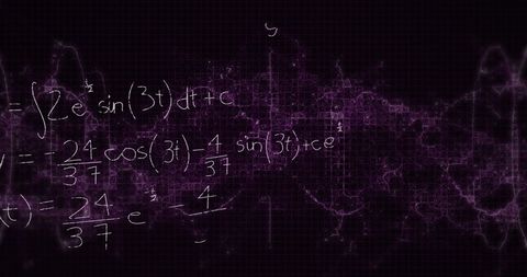 Motion Equations Visualized on Digital Background - Download Free Stock Images Pikwizard.com