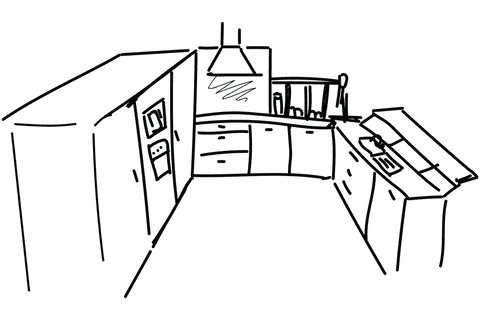 hand drawn kitchen concept on transparent background - Download Free Stock Videos Pikwizard.com