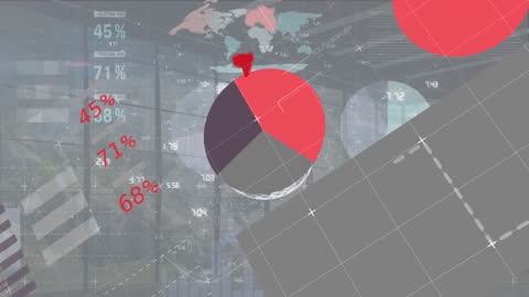 Animated Financial Analysis with Global Business Theme