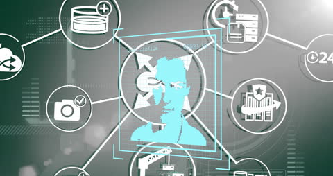 Digital Profile Analysis and Data Networking Concept