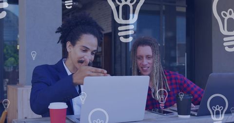 Diverse Team Collaborating on Creative Technology Solutions