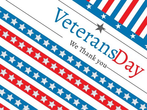 Patriotic Veterans Day Tribute with American Flag Theme - Download Free Stock Templates Pikwizard.com