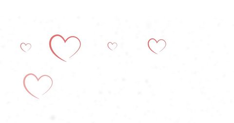 Falling Red Heart Icons on White Background Illustrating Love - Download Free Stock Images Pikwizard.com