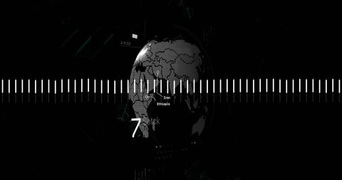 Global Financial Data Processing Over Digital Globe - Download Free Stock Images Pikwizard.com