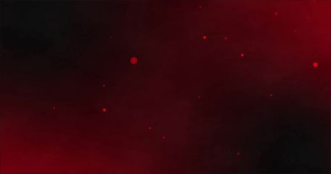 Abstract red glowing dots on dark background