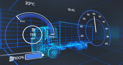 Digital Automotive Interface with 3D Vehicle Visualization