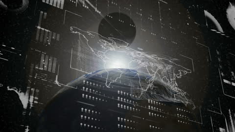 Digital Earth with Holographic Data Overlay