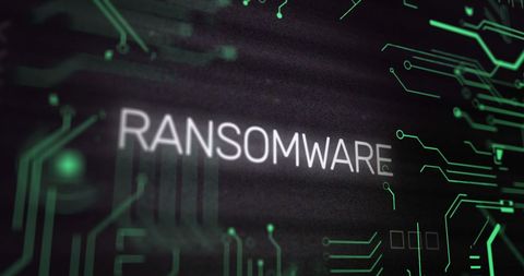 Ransomware Concept with Digital Circuitry Background - Download Free Stock Images Pikwizard.com