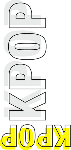 modern kpop typography with layered shadow transparent background - Download Free Stock Videos Pikwizard.com