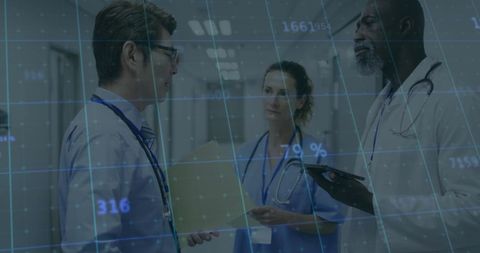 Doctors Analyzing Digital Data for Medical Insights