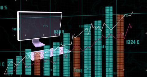 Digital Financial Data Analyzing on Computer in Global Markets - Download Free Stock Images Pikwizard.com