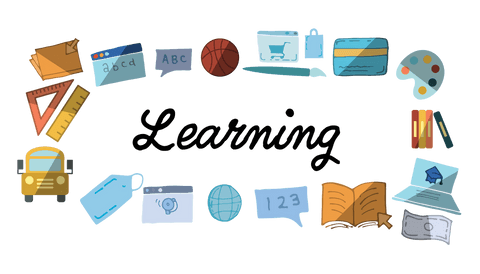 Digital and Colorful Education Icons on Transparent Background - Download Free Stock Videos Pikwizard.com