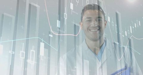 Medical Professional Overlapping Digital Data Graphs - Download Free Stock Images Pikwizard.com