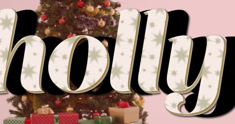 Christmas Decorations and Gifts Near Festive Tree