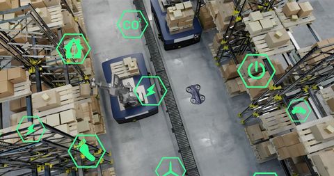 Sustainable technology and efficient warehouse management