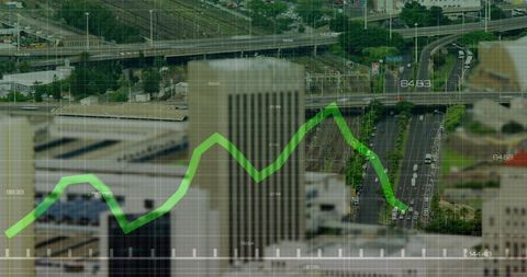 Digital Data Overlay on Urban Panorama
