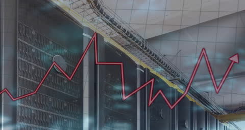 Data Processing Over Computer Servers with Financial Graph