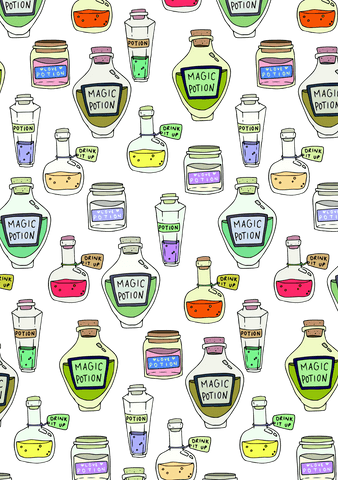 colorful magic potion bottles seamless transparent background - Download Free Stock Videos Pikwizard.com