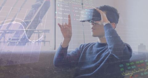 Innovative Financial Analysis with Virtual Reality Technology - Download Free Stock Images Pikwizard.com