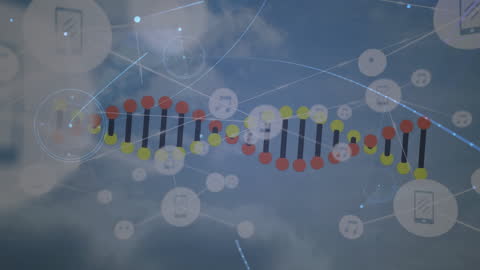 Digitized DNA Strand Amidst Cloud Connection Network