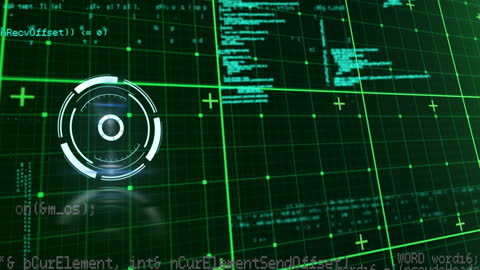 Digital Clock Animation with Real-Time Data Processing