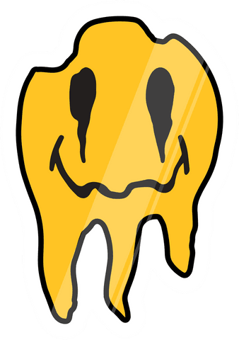 melting smiley emoji illustration on transparent background - Download Free Stock Videos Pikwizard.com