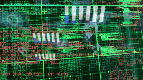Digital Data Analysis with Abstract Code Background