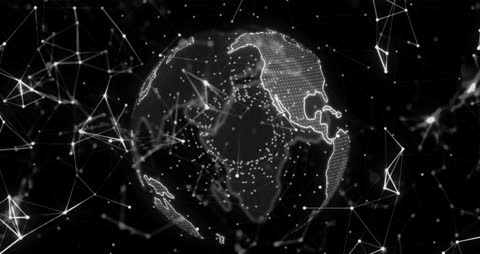 Digital Global Network with Converging Data Streams