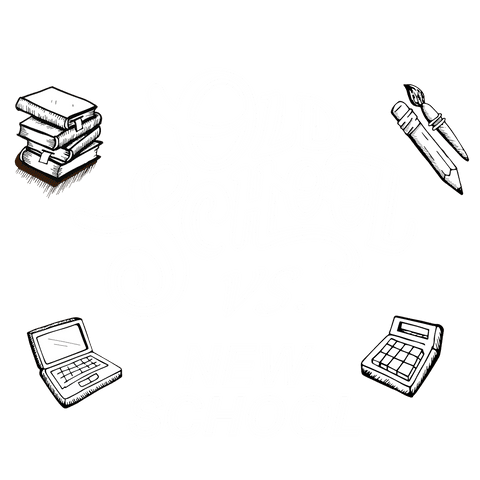 old school vs new school concept transparent design - Download Free Stock Videos Pikwizard.com