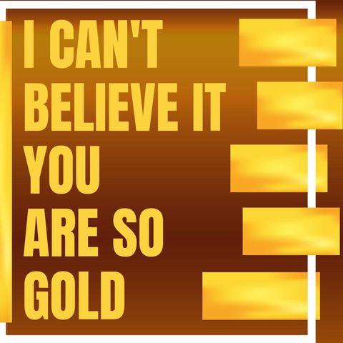 bold gold gradient background with surprising text - Download Free Stock Templates Pikwizard.com