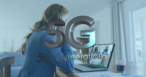 Virtual communication with 5g enhanced technology