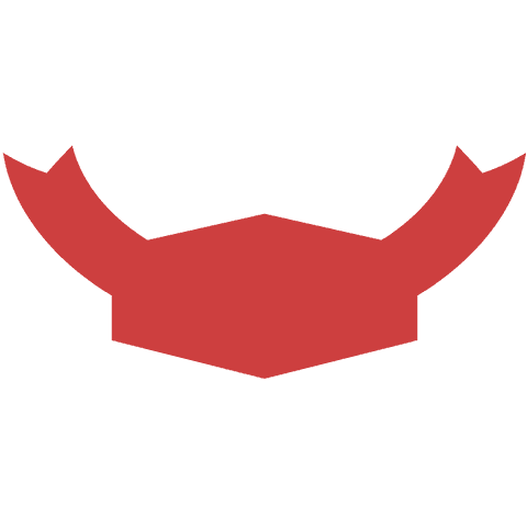 red badge with devil horns symbol on transparent background - Download Free Stock Videos Pikwizard.com