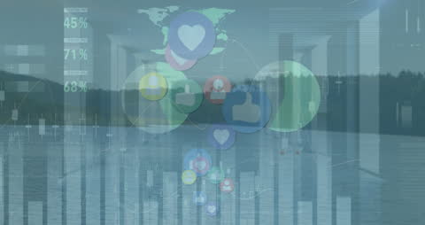 Social Media Engagement and Environmental Data Visualization