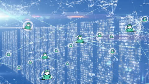 Digital Network with Data Stream and Secure Connections