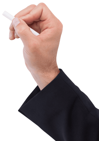 transparent hand holding chalk in writing position - Download Free Stock Videos Pikwizard.com
