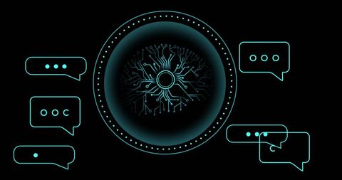 abstract futuristic ai and brain network technology concept - Download Free Stock Images Pikwizard.com