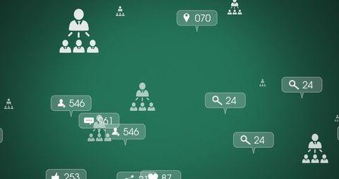 Social Media Network and Communication Technology Symbols - Download Free Stock Images Pikwizard.com