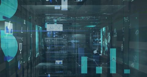 Digital Data Analysis in Virtual Server Environment - Download Free Stock Images Pikwizard.com
