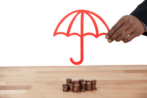 Transparent Red Umbrella Hand Concept for Financial Protection - Download Free Stock Videos Pikwizard.com