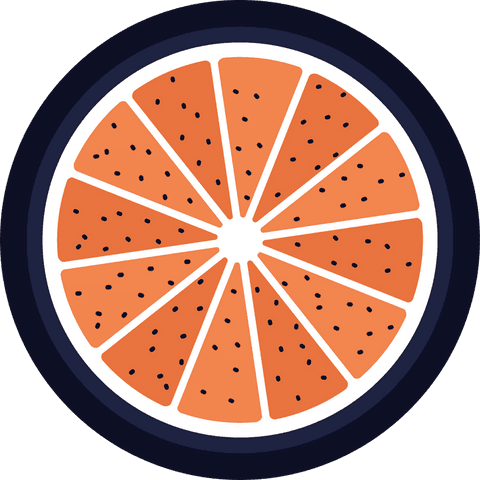 graphic citrus fruit slice with transparent background - Download Free Stock Videos Pikwizard.com